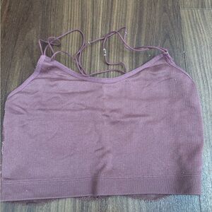 Women's Mauve Crop Top